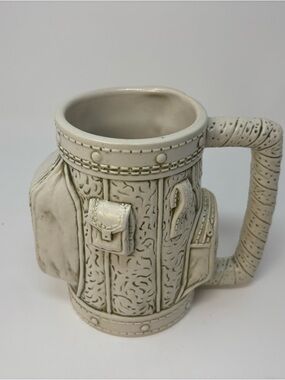 Vintage Golf Bag Caddy Beer Stein Tankard Oversized Ceramic Mug Sports Decor